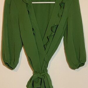 Ann Taylor wrap blouse